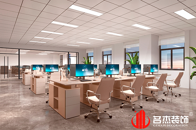 開放辦公區(qū)設(shè)計效果