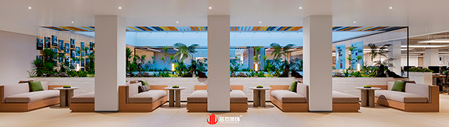 直播辦公區(qū)設(shè)計效果