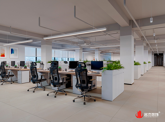 開放辦公區(qū)設(shè)計效果