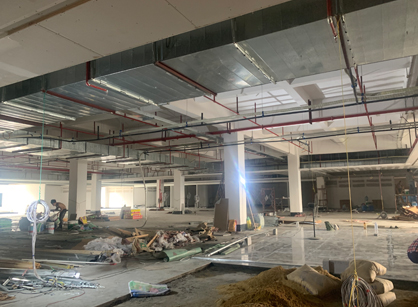 巡工地日記，英達(dá)輝藥業(yè)辦公室裝修項(xiàng)目進(jìn)行中