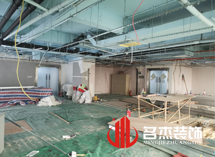 海森環(huán)保科技辦公室裝修項目進行中