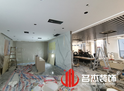 巡工地日記，南訊股份辦公室裝修項(xiàng)目緊張進(jìn)行中