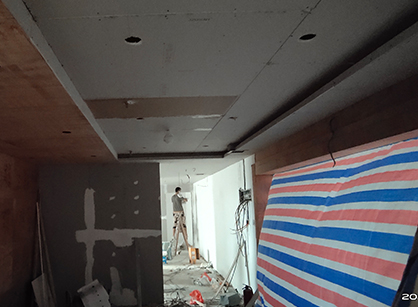 巡工地日記，泰克威科技辦公室裝修項(xiàng)目緊張進(jìn)行中